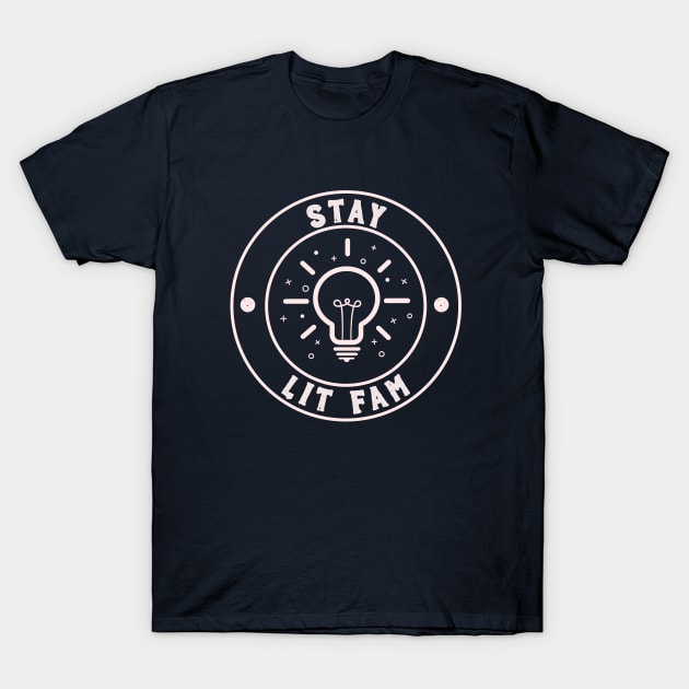 Minimal light bulb stay lit T-Shirt by happinessinatee